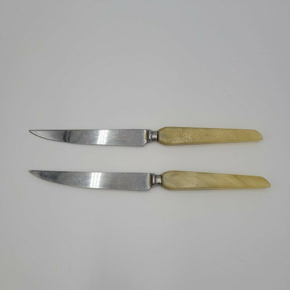 Vintage Sheffield England Steak Knife Set of 3 - Picture 2 of 10